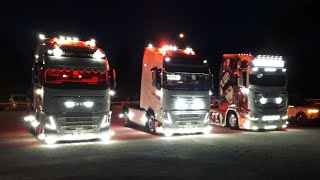 3 magnifiques camions tout éclairés 🤩 [upl. by Ttreve]