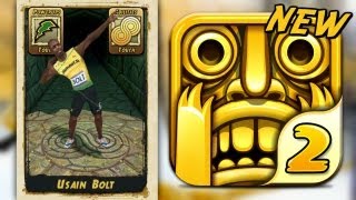 Temple Run 2  USAIN BOLT NEW CHARACTER  Part 9 iPhone Gameplay Video [upl. by Nnylram55]