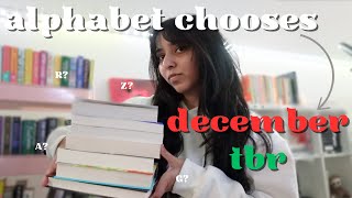 the ALPHABET picks my december reads 📕🎄🍷 december tbr [upl. by Erdei]