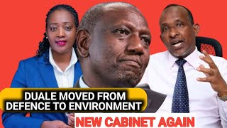 BREAKING NEWS PRESIDENT RUTO RESHUFFLES THE CABINET AGAINDUALE amp SOIPAN SWAPPED [upl. by Leirbag271]