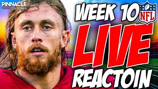 LIVE NFL Week 10 Reaction amp Week 11 Look Ahead  Forward Progress Presented By Pinnacle [upl. by Enelie]