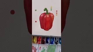 Analogous colors are any 3 colors next to each other on the color wheel watercolorpainting art [upl. by Johen308]