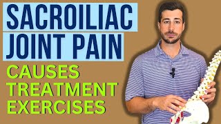 Sacroiliac Joint Pain Diagnosis Treatment amp Exercises  Dr Peter Turner [upl. by Devin25]