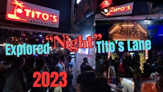 Explored Night Titos Lane l Titos Goa Club l Totos Lane Goa Baga l Night Life l YouTube L Vlog l [upl. by Eliezer]