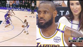 LeBron James Turns Into Bronny James amp Misses Every Shot Lakers vs Jazz [upl. by Nodla127]