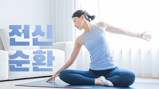 하루 두 번🧘🏻‍♀️반드시 해야하는 20분 전신순환 스트레칭 Ep08  피로회복 디톡스 심신안정 혈액순환 라인정리 효과 Whole body stretch [upl. by Eikcin]