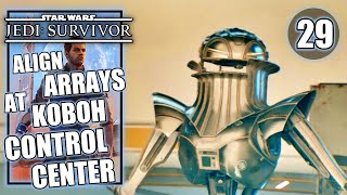 Star Wars Jedi Survivor  Align Arrays at Koboh Control Center  Gameplay Walkthrough Part 29 [upl. by Alhak]