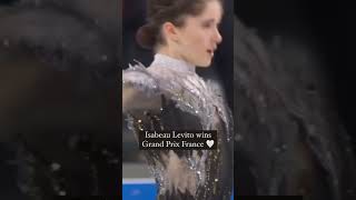 Isabeau Levito DOMINATES the France Grand Prix ⛸🥇  NBC Sports [upl. by Maddocks]