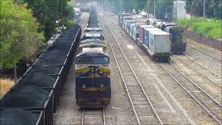 Trens e Manobras Ferroviárias no Pátio da Estação do Barreiro em Belo HorizonteMG [upl. by Ennyrb163]