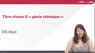 titre Cnam de niveau II en génie chimique [upl. by Eycal]