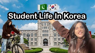 🇰🇷🇵🇰Life of a Pakistani student in Korea  Vlog 💜📚 [upl. by Eglantine]