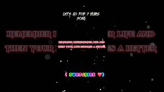 7 years sped up song 💝🤗 subscribe plz viral 7years song shorts capcut 4k edit englishsongs [upl. by Eckhardt686]