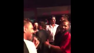 Virat Kohli Yuvraj Singh and Shikhar Dhawan dancing at Harbhajan Singhs reception [upl. by Lusar224]