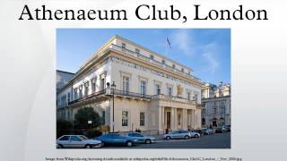 Athenaeum Club London [upl. by Enrev647]