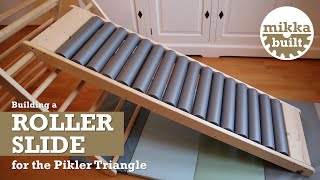 Awesome Roller Conveyor for kids Pikler Triangle upgrade  Rollenbahn für Kinder Kletterdreieck [upl. by Annaerda]