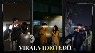 Aesthetic Couple Photo Animation Lyrics Video Editing  In Capcut Video Editor 🔥 [upl. by Aihsyn]