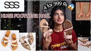 STREET STYLE STORE HAUL 2021  Summer Footwear amp Heels  4 for 999 Rs  Quality and Delivery [upl. by Engen]