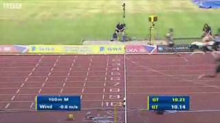 Chambers 100m European Trials [upl. by Dagny]