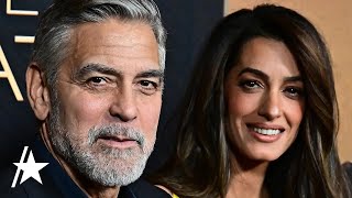 George Clooney amp Amal Clooney STEP OUT At 2024 Venice Film Festival [upl. by Nodla]