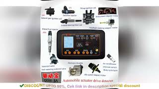 NEW Automobile Ignition Coil Test Injector Solenoid Valve Idling Stepper Motor Instrument Tester Fa [upl. by Immaj]