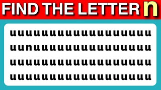 FIND THE ODD ONE OUT Letters Edition 🔥 quiz game [upl. by Aierb]