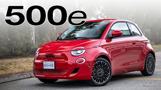 2025 Fiat 500e Review  An Excellent City EV [upl. by Arhoz]