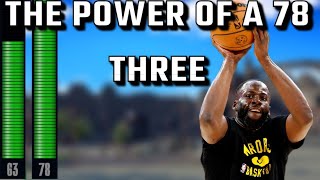 THE POWER OF A 78 THREE  The Secret to Shooting on NBA 2K24 [upl. by Inilam118]