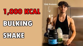 Protein Bulking Shake 1000 Calories For Weight Gain [upl. by Nerat]