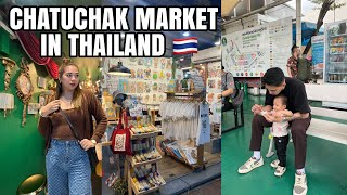 THAILAND VLOG 🇹🇭  Chatuchak Weekend Market Foodtrip Shopping [upl. by Zephan]