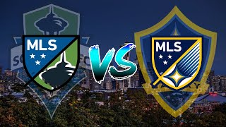 Seattle Sounders vs LA Galaxy 33 THRILLER  90 in 90 [upl. by Lynd]