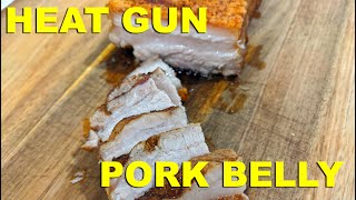 Making Chinese Crispy Pork Belly Skin Chicharrón with a Heat Gun ASMR [upl. by Eskill816]