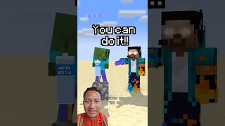 flip the water bottle minecraft shorts games [upl. by Malley]