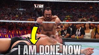 Its all over  Drew McIntyre Declares feud with CM PUNK over after Humiliating Him at summerslam [upl. by Brandwein]