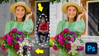 Remove Anything From a Photo in Photoshop [upl. by Assilrac]