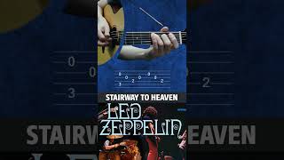 Led Zeppelin – Stairway To Heaven  Easy Guitar Tutorial tabs [upl. by Fillian]