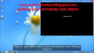 NEW Free Microsoft Office 2013 KMS Activator v11 x64 amp x32bit [upl. by Ahsed]