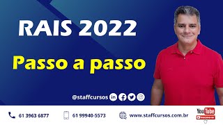 RAIS 2022  Passo a passo staffcursos rais rais2022 [upl. by Bayer]