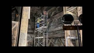 Capping a coal mine colliery shaft [upl. by Ader]