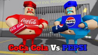 COCACOLA Vs PEPSI BARRYS PRISON RUN OBBY [upl. by Ranna]