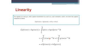 Signals and Systems Laplace Transform Linearity Property Arabic Narration [upl. by Iralav]