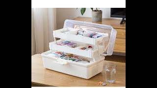 Plastic Medicine Storage Box [upl. by Ruenhcs]