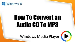 How To Rip Audio CD to MP3 in Windows Media Player  CDA To MP3 [upl. by Engvall]