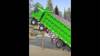 Fun truck simulation gamesmudrunner simulation truck shorts [upl. by Brunell]