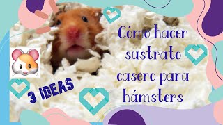 Como hacer sustrato casero para hámster o conejo [upl. by Hazeghi]