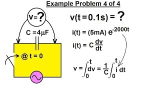 Electrical Engineering Ch 6 Capacitors 13 of 26 Example Problem 4 of 4 vt vt01s [upl. by Eednar]