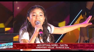 Agustina Neri de Salta la rompió cantando quotAprender a volarquot de Patricia Sosa [upl. by Magnien]