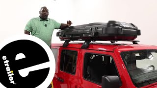 etrailer  A Closer Look at the Inno Gear Case 720 Rooftop Cargo Box on a 2024 Jeep Wrangler 4xe [upl. by Traci328]