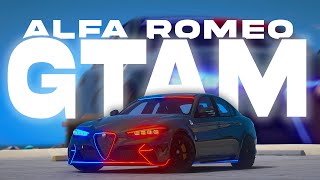 Police Alfa Romeo Giulia GTAm  FiveM  Debadged Vehicle [upl. by Aihsened330]