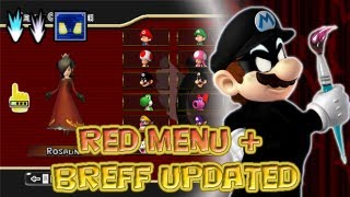 OLD Mario Kart wii  Red Menu Darky gallery beta 2  Breff DKW updated [upl. by Yokoyama309]