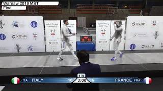 CdM SH Varsovie 2019  Finale France vs Italie [upl. by Nauhs]